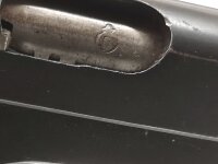 halbautomatische Pistole Union - I - Note 3  - spanische Variante eines 1906er Modells im Kal. 6,35mm Browning aus Sammlungsaufl&ouml;sung, Zustand Note 2,5, technisch in Ordnung, Lauf sehr gut, mit Steckmagazin, Bekelit-Griffschalen schwarz mit Union-Logo, Si
