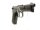 halbautomatische Pistole Mauser - 1910/14 - Note 2  - Mauser Taschenpistole Mod. 1910/14 im Kal. 6,35mm Browning aus Sammlungsaufl&ouml;sung, schwarze Bakelit-Griffschalen (linksseitig ist ein St&uuml;ck aus der Griffschale gebrochen), Waffe sonst im sehr guten Zus