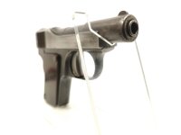halbautomatische Pistole Stock - Taschenpistole - Note 3  - sch&ouml;ne, seltene Taschenpistole von Franz Stock Berlin im Kaliber 6,35mm Browning, Zustand gesamt Note 2,5 - 3, technisch einwandfrei, optisch am Schlitten leichte Rostn&auml;rbchen (siehe Bilder), Lau