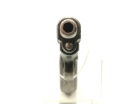 halbautomatische Pistole SEAM - ohne - Note 4  - spanische Taschenpistole im Kal. 6,35mm Browning, aus Sammlungsaufl&ouml;sung, mit Handballensicherung, Bakelitgriffst&uuml;cke, Steckmagazin, altersbedingter optischer Zustand Note 4 (&auml;u&szlig;erliche Rostn&auml;rbchenbildung)