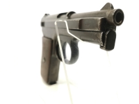 halbautomatische Pistole Mauser - 1910/14 - Note 3  - Mauser Taschenpistole Mod. 1910/14 im Kal. 6,35mm Browning aus Sammlungsaufl&ouml;sung, Waffe mit leichten Rostn&auml;rbchen am Griffst&uuml;ck, mit Holzgriffschalen, Waffe im alterstypischen Zustand Note 3-, technis