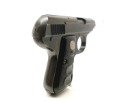 halbautomatische Pistole Galesi - Mod. 9 - Note 2  - italienische Taschenpistole im Kaliber 6,35mm Browning, Hersteller: Galesi, Modell: 9, mit schwarzen Kunststoffgriffschalen, Sicherung links (ist gleichzeitig Schlittensperre), Steckmagazin, technisch i