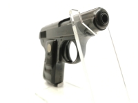 halbautomatische Pistole Galesi - Mod. 9 - Note 2  - italienische Taschenpistole im Kaliber 6,35mm Browning, Hersteller: Galesi, Modell: 9, mit schwarzen Kunststoffgriffschalen, Sicherung links (ist gleichzeitig Schlittensperre), Steckmagazin, technisch i
