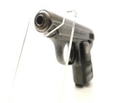halbautomatische Pistole Galesi - Mod. 9 - Note 3  - italienische Taschenpistole im Kaliber 6,35mm Browning, Hersteller: Galesi, Modell: 9, mit schwarzen Kunststoffgriffschalen, Sicherung links (ist gleichzeitig Schlittensperre), Steckmagazin, technisch i