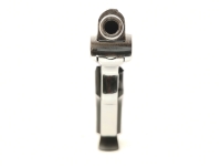 halbautomatische Pistole Rh&ouml;ner - 115 - Note 1  - perfekte Taschenpistole f&uuml;r Sammler, Hersteller: Rh&ouml;ner,  Mod. 115, bicolor (silber/schwarz), tadelloser Sammlerzustand, Note 1, technisch und optisch perfekt, Sicherung links, Steckmagazin, ideal f&uuml;r Samm