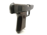 halbautomatische Pistole Erma - EP 25 - Note 1  - sehr gut erhaltene Taschenpistole von ERMA, Modell EP25, Kal. 6,35mm Browning, sehr guter Erhaltungszustand, braune Kunststoffgriffschalen, Br&uuml;nierung sehr gut erhalten, technisch einwandfrei ,Steckmagazin