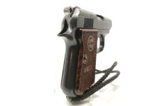 halbautomatische Pistole Astra - 2000 - Note 1  - spanische Taschenpistole ASTRA CUB (2000) im Kal. 6,35mm Browning aus Sammlungsaufl&ouml;sung, Zustand Note 1 (sehr gut), gepflegt, braune Bakelitgriffschalen mit Astra-Logo + Schriftzug "Cub" , Sicherung links