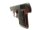 halbautomatische Pistole Unique - Modell 10 - Note 3  - franz&ouml;sische Taschenpistole "Unique", Mod. 10, &auml;hnlich der FN 1906 Browning, hier aus Sammlerhand, mit br&auml;unlich lackiertem Griffst&uuml;ck und schwarzem Schlitten (bi-color), Zustand optisch Note 3 (alte