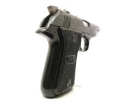 halbautomatische Pistole MAB - GZ - Note 3  - spanische, gr&ouml;&szlig;ere Taschenpsitole von MAB Espanol, Modell GZ, Kaliber 6,35mm Browning, technisch in Ordnung, Bakelit Griffschalen, offene Visierung mit Kimme und Korn, Steckmagazin, leichte Abnutzung der Br&uuml;ni