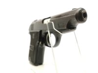 halbautomatische Pistole MAB - GZ - Note 3  - spanische, gr&ouml;&szlig;ere Taschenpsitole von MAB Espanol, Modell GZ, Kaliber 6,35mm Browning, technisch in Ordnung, Bakelit Griffschalen, offene Visierung mit Kimme und Korn, Steckmagazin, leichte Abnutzung der Br&uuml;ni