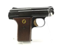 halbautomatische Pistole Reck - P8 - Note 2  - deutsche Taschenpsitole aus dem Hause RECK, Modell P8, mit Holzgriffschalen und Steckmagazin, guter gepflegter Erhaltungszustand, Sicherung linksseitig, f&uuml;r Sammler, H&auml;ndler oder Exporteure *** voreintragspfl