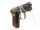 halbautomatische Pistole Reck - P8 - Note 2  - deutsche Taschenpsitole aus dem Hause RECK, Modell P8, mit Holzgriffschalen und Steckmagazin, guter gepflegter Erhaltungszustand, Sicherung linksseitig, f&uuml;r Sammler, H&auml;ndler oder Exporteure *** voreintragspfl