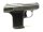 halbautomatische Pistole Rh&ouml;ner - SM 115 - Note 3  - deutsche Taschenpistole f&uuml;r Sammler, Hersteller: Rh&ouml;ner (SM),  Mod. 115, bicolor (silber/schwarz), ordentlicher  Sammlerzustand, Note 3, Schlitten mechanisch / chemisch "beschliffen", dadurch nur noch W