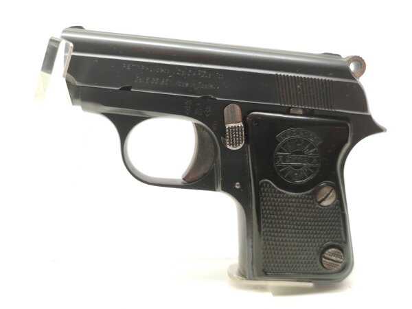 halbautomatische Pistole Astra - 2000 CUB - Note 3  - spanische Taschenpsitole von ASTRA, Mod. 2000 (Cub), Kal. 6,35mm Browning, mit Steckmagazin, silberfarbener Hahn und Abzugsz&uuml;ngel, spanische Beschu&szlig;zeichen, Sicherung links, f&uuml;r Sammer, H&auml;ndler oder f&uuml;