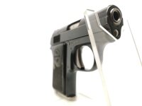 halbautomatische Pistole Astra - 2000 CUB - Note 3  - spanische Taschenpsitole von ASTRA, Mod. 2000 (Cub), Kal. 6,35mm Browning, mit Steckmagazin, silberfarbener Hahn und Abzugsz&uuml;ngel, spanische Beschu&szlig;zeichen, Sicherung links, f&uuml;r Sammer, H&auml;ndler oder f&uuml;