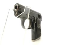halbautomatische Pistole Astra - 2000 CUB - Note 3  - spanische Taschenpsitole von ASTRA, Mod. 2000 (Cub), Kal. 6,35mm Browning, mit Steckmagazin, silberfarbener Hahn und Abzugsz&uuml;ngel, spanische Beschu&szlig;zeichen, Sicherung links, f&uuml;r Sammer, H&auml;ndler oder f&uuml;