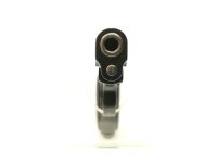 halbautomatische Pistole Delu - ohne - Note 2  - handliche Taschenpistole im Kleinformat von DELU - Liege, mit Bakelitgriffschalen, FD-Logo auf den Griffschalen, Handballensicherung, Steckmagazin, Sicherungshebel, technisch in Ordnung, optisch altersbedin