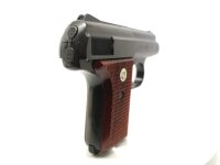 halbautomatische Pistole Reck - P8 - Note 2  - deutsche Taschenpsitole aus dem Hause RECK, Modell P8, mit Holzgriffschalen und Steckmagazin, guter gepflegter Erhaltungszustand, Sicherung linksseitig, f&uuml;r Sammler, H&auml;ndler oder Exporteure *** voreintragspfl