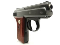 halbautomatische Pistole Reck - P8 - Note 2  - deutsche Taschenpsitole aus dem Hause RECK, Modell P8, mit Holzgriffschalen und Steckmagazin, guter gepflegter Erhaltungszustand, Sicherung linksseitig, f&uuml;r Sammler, H&auml;ndler oder Exporteure *** voreintragspfl