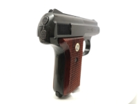 halbautomatische Pistole Reck - P8 - Note 2  - deutsche Taschenpsitole aus dem Hause RECK, Modell P8, mit Holzgriffschalen und Steckmagazin, guter gepflegter Erhaltungszustand, Sicherung linksseitig, f&uuml;r Sammler, H&auml;ndler oder Exporteure *** voreintragspfl