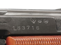 halbautomatische Pistole Reck - P8 - Note 2  - deutsche Taschenpsitole aus dem Hause RECK, Modell P8, mit Holzgriffschalen und Steckmagazin, guter gepflegter Erhaltungszustand, Sicherung linksseitig, f&uuml;r Sammler, H&auml;ndler oder Exporteure *** voreintragspfl