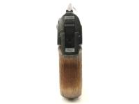 halbautomatische Pistole Erma - EP 555 - Note 2  - gut erhaltene Taschenpistole von ERMA, Modell EP555, Kal. 6,35mm Browning, guter Erhaltungszustand, braune Holzgriffschalen, Br&uuml;nierung sehr gut erhalten, technisch einwandfrei, Steckmagazin, Kimme und Ko