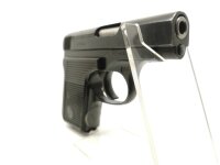 halbautomatische Pistole CZ Uhersky Brod - Mod. 92 - Note 2  - tschechische Taschenpistole CZ Mod. 92 aus Sammlungsaufl&ouml;sung im Kal. 6,35mm Browning, komplett in schwarz, mit schwarzen Kunststoffgriffschalen mit CZ-Logo, Steckmagazin, verstecktem Hahn, te