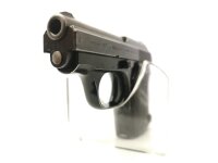 halbautomatische Pistole Unique - Mikros K - Note 3  - franz&ouml;sische Taschenpistole v. Unique, Modell "K" aus Sammlungsaufl&ouml;sung, Kal. 6,35mm Browning, mit Kimme und Korn, silberfarbenem Hahn, Steckmagazib, Kunststoffgriffschalen mit "Mikros"-Schriftzug, o