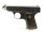 halbautomatische Pistole Deutsche Werke - Ortgies - Note 3  - handliche Taschenpistole aus Erfurt, bekannt unter dem Namen Ortgies, Kal. 6,35mm, mit Holzgriffschalen und Handballensicherung, goldfarbenes Logo auf den Griffschalen, Br&uuml;nierung am Schlitten 