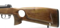 Repetierb&uuml;chse Mauser - M66 - Note 2  - Repetierb&uuml;chsen-Kombination Mauser M66 mit 60er Lauf und 55er Otto Repa Wechsellauf sowie Lochgriffschaft, Lochgriffschaft ist neuwertig, Br&uuml;nierung der beiden L&auml;ufe ist i.O., beide L&auml;ufe im Kal. 7x64, Wechsellauf m
