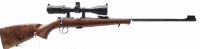 Repetierb&uuml;chse ZBROJOVKA BRNO - ZKM 452 - 2E - Note 1  - robuste KK-Repetierb&uuml;chse aus dem Hause CZ Brno, Modell ZKM 452-2E, mit WALTHER Zielfernrohr, 3-9x44 unbeleuchtet, mit Flipcovern, Schiebekimme, Korn mit Kornschutz, Schaft ohne Schaftbacke, leicht 