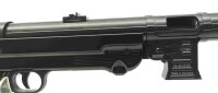halbautomatische B&uuml;chse GSG - MP40 - Note 1  - halbautomatische B&uuml;chse im Kleinkaliber (.22lr HV), f&uuml;r High-Velocity-Munition, 22 Schuss Steckmagazin, Klappschaft, Laufm&uuml;ndungsgewinde, offene Visierung (Kimme/Korn), Kornschutz, Beschu&szlig; 2017 (CIP N), Zusta