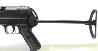 halbautomatische B&uuml;chse GSG - MP40 - Note 1  - halbautomatische B&uuml;chse im Kleinkaliber (.22lr HV), f&uuml;r High-Velocity-Munition, 22 Schuss Steckmagazin, Klappschaft, Laufm&uuml;ndungsgewinde, offene Visierung (Kimme/Korn), Kornschutz, Beschu&szlig; 2017 (CIP N), Zusta