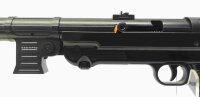 halbautomatische B&uuml;chse GSG - MP40 - Note 1  - halbautomatische B&uuml;chse im Kleinkaliber (.22lr HV), f&uuml;r High-Velocity-Munition, 22 Schuss Steckmagazin, Klappschaft, Laufm&uuml;ndungsgewinde, offene Visierung (Kimme/Korn), Kornschutz, Beschu&szlig; 2017 (CIP N), Zusta