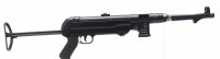 halbautomatische B&uuml;chse GSG - MP40 - Note 1  - halbautomatische B&uuml;chse im Kleinkaliber (.22lr HV), f&uuml;r High-Velocity-Munition, 22 Schuss Steckmagazin, Klappschaft, Laufm&uuml;ndungsgewinde, offene Visierung (Kimme/Korn), Kornschutz, Beschu&szlig; 2017 (CIP N), Zusta