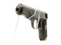 halbautomatische Pistole Walther Zella-Mehlis - Mod. 8 - Note 2  - deutsche Taschenpsitole von Walther, Modell 8, Bakelit-Griffschalen mit 6,35 bzw. CW-Logo, Sicherung, Steckmagazin mit Walther Schriftzug, guter gepflegter Sammlerzustand, technisch in Ord