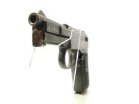 halbautomatische Pistole Mauser - 1910/14 - Note 3  - Mauser Taschenpistole Mod. 1910/14 im Kal. 6,35mm Browning aus Sammlungsaufl&ouml;sung, Waffe mit leichten Rostn&auml;rbchen am Griffst&uuml;ck, mit Bakelitgriffschalen, Beschriftung wei&szlig; ausgelegt, Waffe im altersty