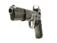 halbautomatische Pistole CZ Uhersky Brod - Mod. 75 - Note 3  - Komplettset CZ Model 75 im Kal. 9mm Luger mit Docter Sight (Rotpunktvisier) und CZ Kadet Wechselsystem im Kal. 22lr., Grundwaffe CZ 75 mit Pachmayr Griffschalen, 4" Lauf, Steckmagazin, Kimme e