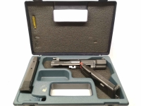 halbautomatische Pistole CZ Uhersky Brod - Mod. 75 - Note 3  - Komplettset CZ Model 75 im Kal. 9mm Luger mit Docter Sight (Rotpunktvisier) und CZ Kadet Wechselsystem im Kal. 22lr., Grundwaffe CZ 75 mit Pachmayr Griffschalen, 4" Lauf, Steckmagazin, Kimme e