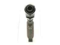 halbautomatische Pistole Walther - PP - Note 2  - f&uuml;hrige Pistole im Kal. 7,65mm Browning aus dem Hause Carl Walther Ulm, Mod. PP, offene feste Visierung &uuml;ber Kimme und Korn, Steckmagazin, Holzgriffschalen, Beschu&szlig; 1976, mit "NdS" Logo, 95mm Laufl&auml;nge, op