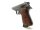 halbautomatische Pistole Walther - PP - Note 2  - f&uuml;hrige Pistole im Kal. 7,65mm Browning aus dem Hause Carl Walther Ulm, Mod. PP, offene feste Visierung &uuml;ber Kimme und Korn, Steckmagazin, Holzgriffschalen, Beschu&szlig; 1976, mit "NdS" Logo, 95mm Laufl&auml;nge, op