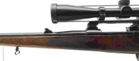 Repetierb&uuml;chse Zastava - ohne - Note 2  - f&uuml;hriger Jagdrepetierer aus dem Hause Zastava, 98er &auml;hnliches System, Kaliber .308Win., innenliegendes Magazin, gekr&ouml;pfter Kammerst&auml;ngel, Sicherung am Kolbenhals rechts, sch&ouml;ne Holzfarbe, franz. Stecher, Klappkimm