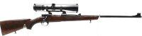 Repetierb&uuml;chse Zastava - ohne - Note 2  - f&uuml;hriger Jagdrepetierer aus dem Hause Zastava, 98er &auml;hnliches System, Kaliber .308Win., innenliegendes Magazin, gekr&ouml;pfter Kammerst&auml;ngel, Sicherung am Kolbenhals rechts, sch&ouml;ne Holzfarbe, franz. Stecher, Klappkimm