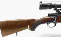Repetierb&uuml;chse Zastava - ohne - Note 2  - f&uuml;hriger Jagdrepetierer aus dem Hause Zastava, 98er &auml;hnliches System, Kaliber .308Win., innenliegendes Magazin, gekr&ouml;pfter Kammerst&auml;ngel, Sicherung am Kolbenhals rechts, sch&ouml;ne Holzfarbe, franz. Stecher, Klappkimm