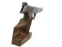 halbautomatische Pistole Erma - ESP 85A - Note 3  - KK-Sportpistole aus dem Hause ERMA, Made in Germany, Holzformgriff f. Rechtsh&auml;nder (Gr. M), verstellbar, beiliegend Standard-Holzgriff f. beidh&auml;ndige Nutzung, offene Visierung mit verstellbarer Kimme (H&ouml;