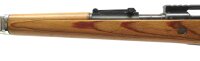 Repetierb&uuml;chse Mauser - K98k Israel - Note 2  - Mauser Oberndorf - Israeli, Kal. .308 Win. (7,62mm), Schichtholzschaft, nicht nummerngleich, Anbauteile und Schaftkappe verchromt, Schiebeviserung vorhanden, dazu feste Picatinnyschiene v. Farrell installier