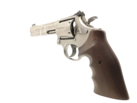 Revolver Smith & Wesson - 686-4 Target Champion - Note 1  - Sportrevolver "Made in USA", 150mm langer Lauf (6"), Edition: Target Champion, verstellbare Matchvisierung in H&ouml;he und Seite, dunkler Holzgriff f. beidh&auml;ndige Nutzung mit Fingermulden, stahlgebl&auml;
