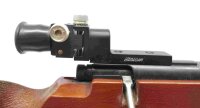 Einzellader B&uuml;chse Sportwaffen Suhl - M150 - Note 3  - beliebte Einzellader-KK-Matchwaffe aus dem Hause Ernst-Th&auml;lmann-Werke Suhl, Made in GDR, mit Matchholzschaft aus Buche, rotbraun, Zustand optisch Note 3,0, St&ouml;tzer Diopter, Ringkorn im Korntunnel, UIT