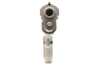 halbautomatische Pistole Tanfoglio - P19 Gold Match BDS - Neuwertig - neuwertige Tanfoglio Gold Match BDS im Kal. 9mm Luger, 6" Lauf, bi-color, Holzgriffschalen, Sicherung Llinksseitig (f&uuml;r Rechtssch&uuml;tzen), LPA-Visierung (seiten- und h&ouml;henverstellbar), sk