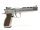 halbautomatische Pistole Tanfoglio - P19 Gold Match BDS - Neuwertig - neuwertige Tanfoglio Gold Match BDS im Kal. 9mm Luger, 6" Lauf, bi-color, Holzgriffschalen, Sicherung Llinksseitig (f&uuml;r Rechtssch&uuml;tzen), LPA-Visierung (seiten- und h&ouml;henverstellbar), sk